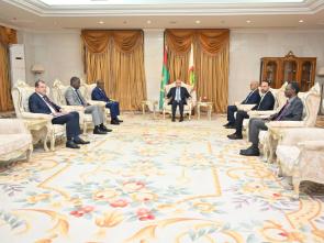 Meeting with H.E. President Mohamed Ould Cheikh El Ghazouani, President of the Islamic Republic of Mauritania