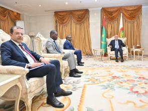 Meeting with H.E. President Mohamed Ould Cheikh El Ghazouani, President of the Islamic Republic of Mauritania
