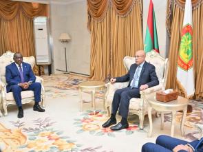 Meeting with H.E. President Mohamed Ould Cheikh El Ghazouani, President of the Islamic Republic of Mauritania