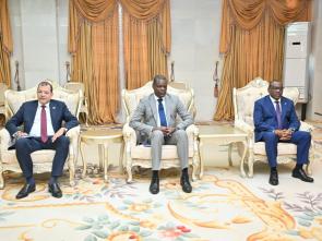 Meeting with H.E. President Mohamed Ould Cheikh El Ghazouani, President of the Islamic Republic of Mauritania