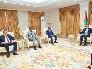 Meeting with H.E. President Mohamed Ould Cheikh El Ghazouani, President of the Islamic Republic of Mauritania