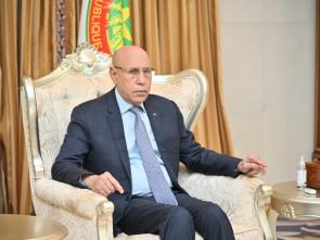 Meeting with H.E. President Mohamed Ould Cheikh El Ghazouani, President of the Islamic Republic of Mauritania