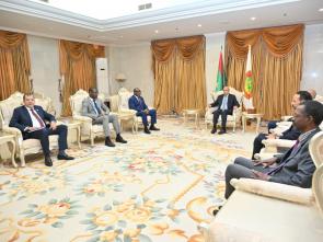 Meeting with H.E. President Mohamed Ould Cheikh El Ghazouani, President of the Islamic Republic of Mauritania
