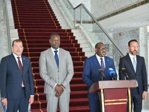 Meeting with H.E. President Mohamed Ould Cheikh El Ghazouani, President of the Islamic Republic of Mauritania